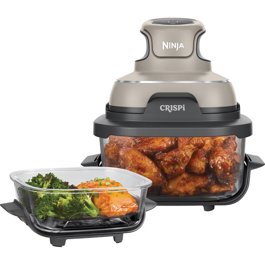 Ninja CRISPi con recipientes de cristal